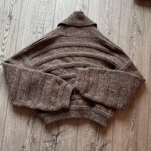 100% Alpaca Cropped Bolero/Cardigan (Peruvian Connection) Size Med - Picture 2 of 8